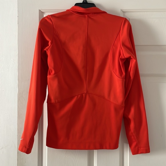 Nike Golf Tour Performance Therma Fit Orange Pullover Size Small - Picture 3 of 4